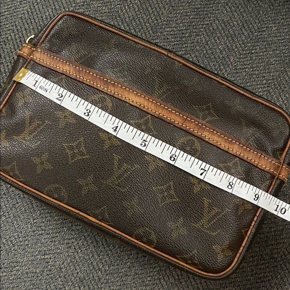 Authentic Louis Vuitton Monogram Compiegne 23 Clutch Bag - Picture 4 of 15